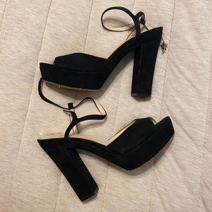 Black Jessica Simpson Platform Heels
